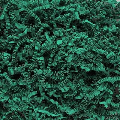 Natural SizzlePak Shredded Paper Forest Green