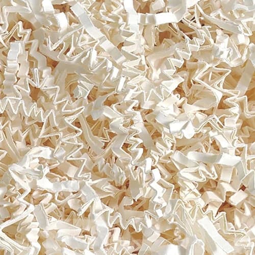 Natural SizzlePak Shredded Paper Ivory